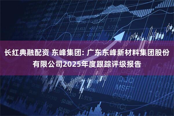 长红典融配资 东峰集团: 广东东峰新材料集团股份有限公司2025年度跟踪评级报告
